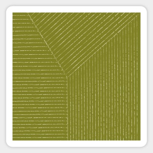 Lines (Matcha Green) Sticker
